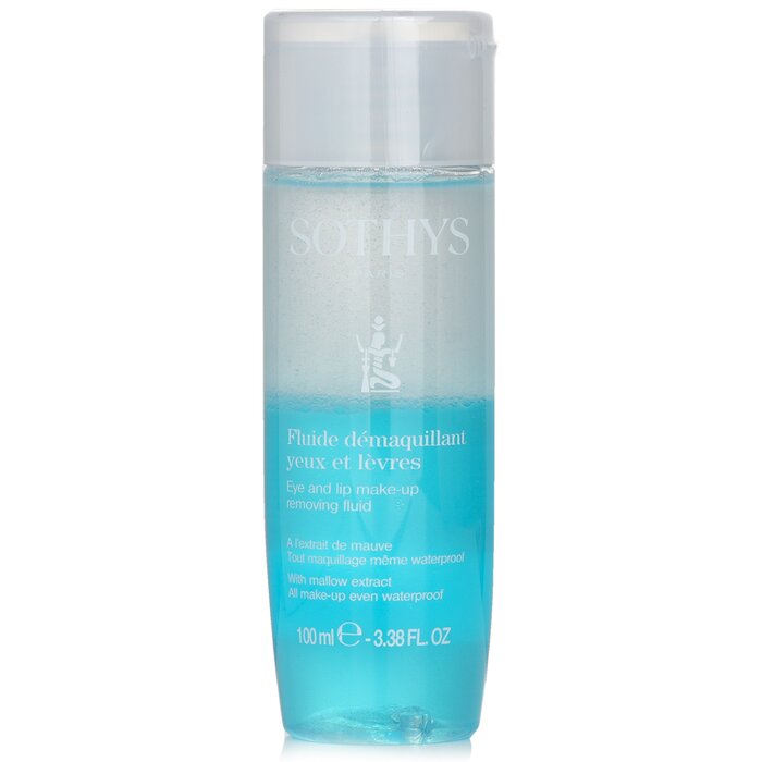 Sothys Eye And Lip Make Up Removing Fluid With Mallow Extract - For All Make Up Even Waterproof 100ml/3.38ozProduct Thumbnail