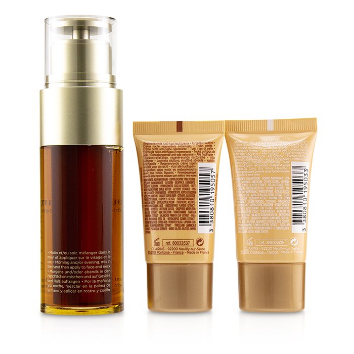 Clarins Double Serum Extra-Edition Set: Double Serum 50 מ&quot;ל + Extra-Firming Day Cream 15 מ&quot;ל + Extra-Firming Night Cream 15 מ&quot;ל - סט סרום מרוכז 3pcsProduct Thumbnail