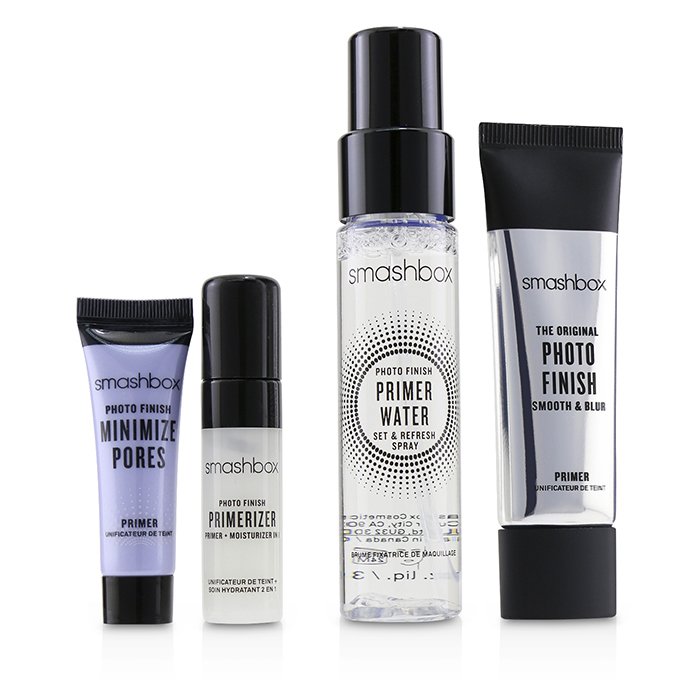 Smashbox Try Me: Set de Primer Facial (1x Suave Original + Primer Borrador, 1x Agua Primer, 1x Primerizador, 1x Primer Minimizador de Poros 4pcsProduct Thumbnail