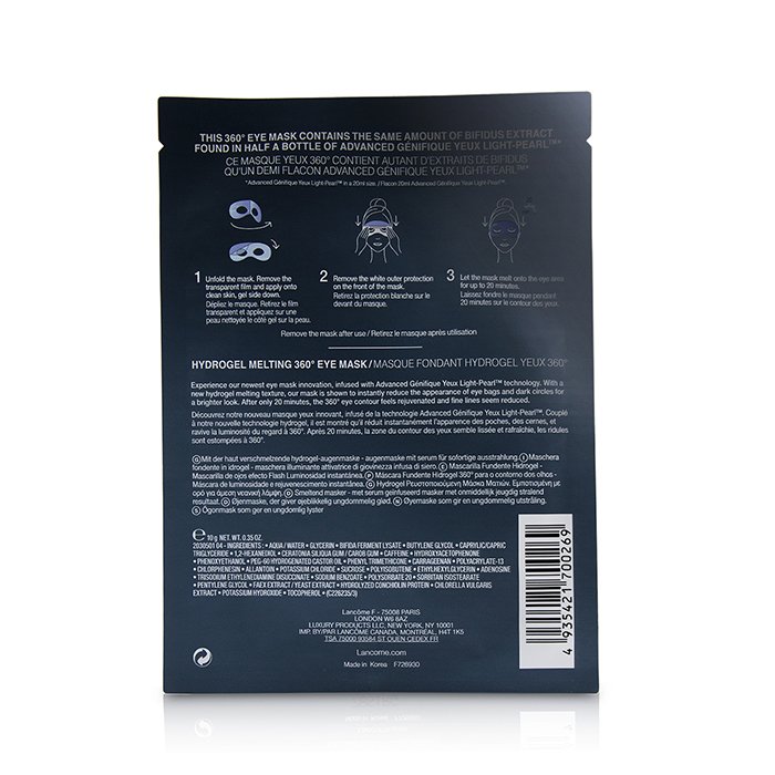 Lancome Genifique Yeux Advanced Light-Pearl Hydrogel Melting 360˚ Eye Mask 4sheetsProduct Thumbnail