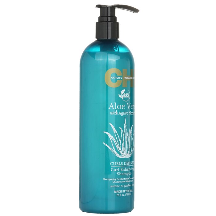 CHI Aloe Vera with Agave Nectar Curls Defined Curl Enhancing Shampoo  739ml/25ozProduct Thumbnail