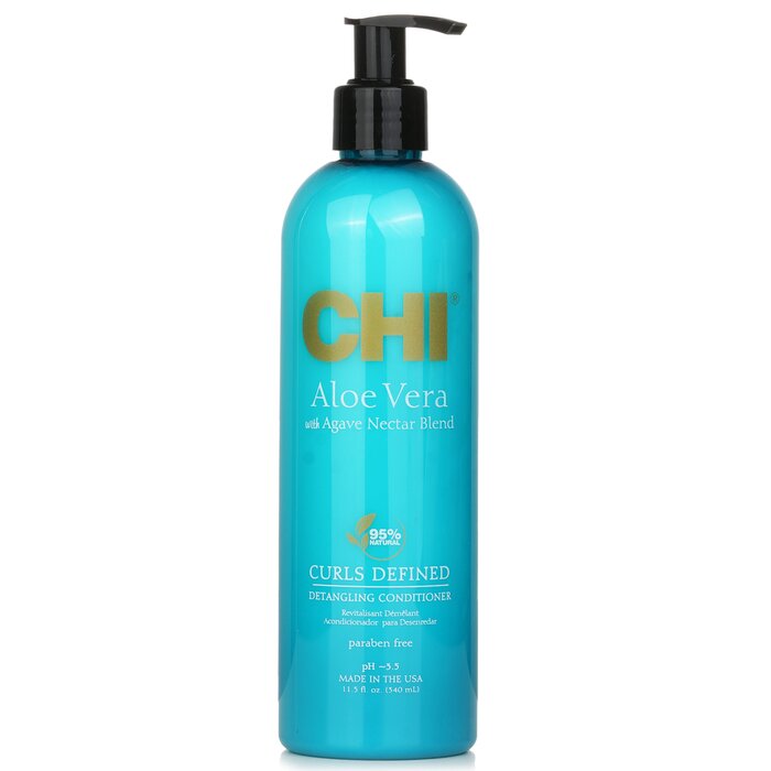 CHI - Aloe Vera with Agave Nectar Curls Defined Detangling Conditioner  340ml/ - Curly & Wavy Hair | Free Worldwide Shipping | Strawberrynet  SA