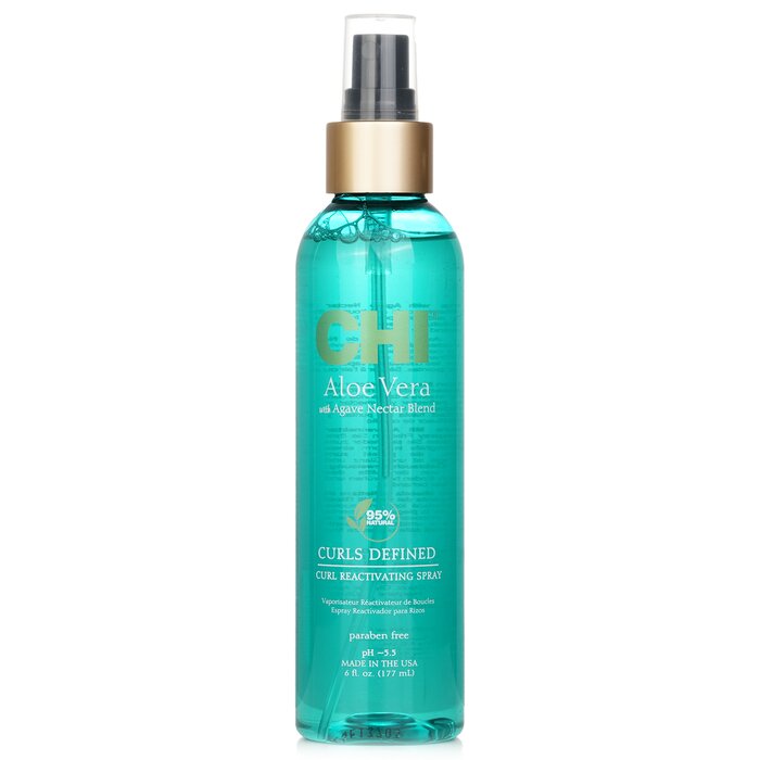 CHI - Aloe Vera with Agave Nectar Curls Defined Curl Reactivating Spray  177ml/6oz - Styling Hair Spray | Free Worldwide Shipping | Strawberrynet RO