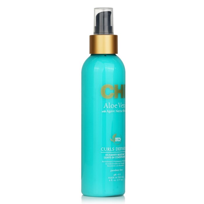 CHI Aloe Vera with Agave Nectar Несмываемый Кондиционер против Влажности для Кудрявых Волос 177ml/6ozProduct Thumbnail