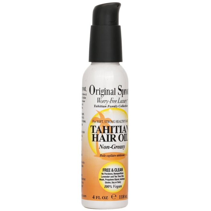 Original Sprout Tahitian Family Collection Tahitian Hair Oil (For Soft, Strong Healthy Hair) 118ml/4ozProduct Thumbnail