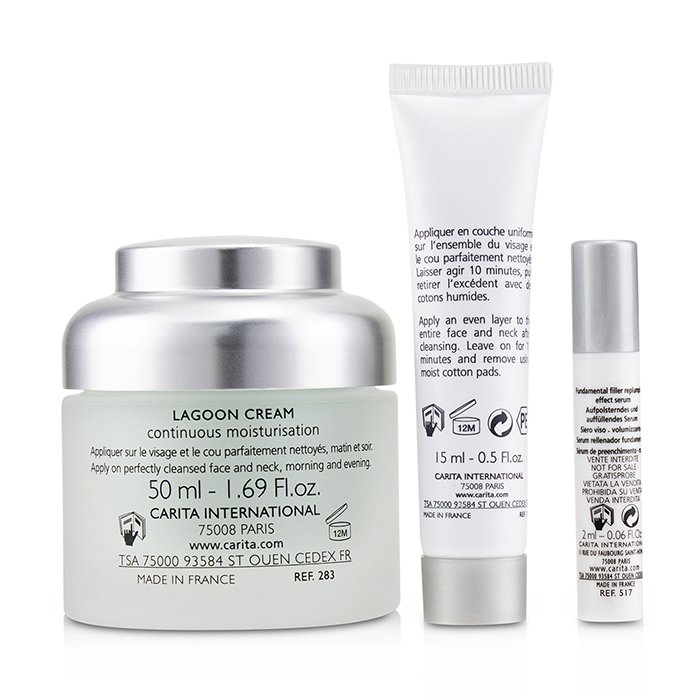 Carita Ideal Hydratation Coffret: Lagoon Cream 50ml + Replumping Effect Serum 2ml + Biological Mask 15ml 3pcsProduct Thumbnail