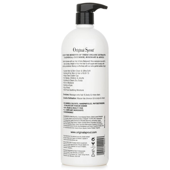 Original Sprout Natural Family Collection Hair & Body Baby Wash With Pure Soothing Moisture (For Babies & Up) (New Packaging) 946ml/32ozProduct Thumbnail