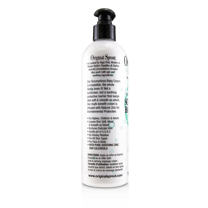 Original Sprout Natural Family Collection Scrumptious Baby Cream With Pure Soothing Moisture (For Babies & Up) 354ml/12ozProduct Thumbnail