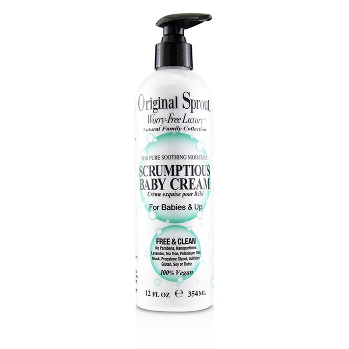 Original Sprout Natural Family Collection Scrumptious Baby Cream With Pure Soothing Moisture (For Babies & Up) 354ml/12ozProduct Thumbnail