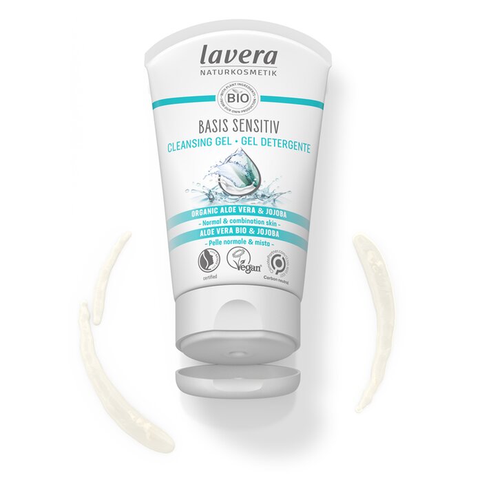 Lavera Basis Sensitiv Gel Limpiador - Organic Aloe Vera & Jojoba (Piel Normal & Mixta) 125ml/4ozProduct Thumbnail