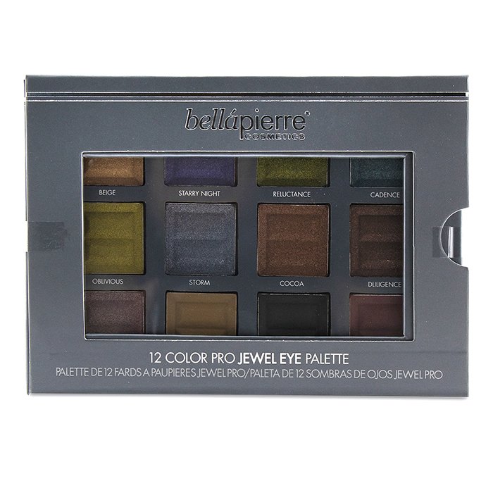 Bellapierre Cosmetics 12 Color Pro Jewel Eye Palette (12x Eyeshadow) 17.28g/0.6ozProduct Thumbnail