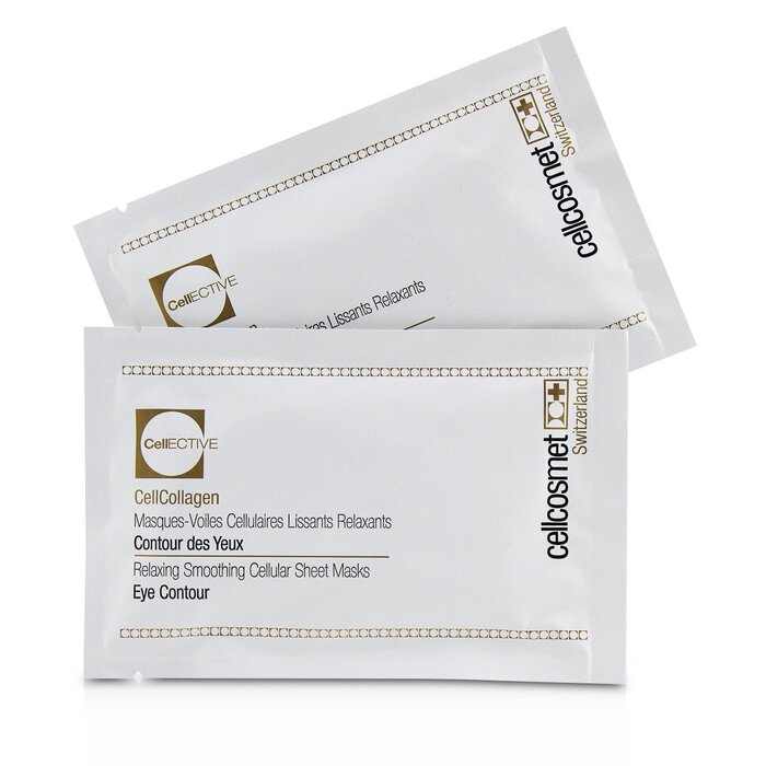 Cellcosmet & Cellmen Cellcosmet CellEctive CellCollagen Eye Contour Relaxing Smoothing Cellular Sheet Masks 5x2patchsProduct Thumbnail