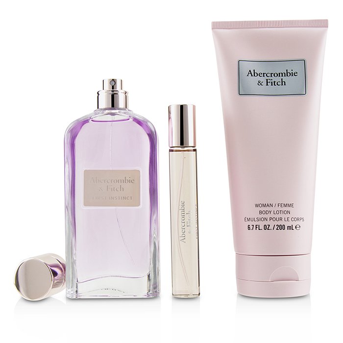 Abercrombie & Fitch First Instinct Coffret: Eau De Parfum Spray 100ml/3.4oz + Body Lotion 200ml/6.7oz + Eau De Parfum Spray 15ml/0.5oz 3pcsProduct Thumbnail