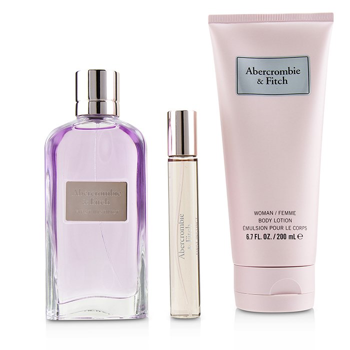Abercrombie & Fitch First Instinct Coffret: Eau De Parfum Spray 100ml/3.4oz + Body Lotion 200ml/6.7oz + Eau De Parfum Spray 15ml/0.5oz 3pcsProduct Thumbnail