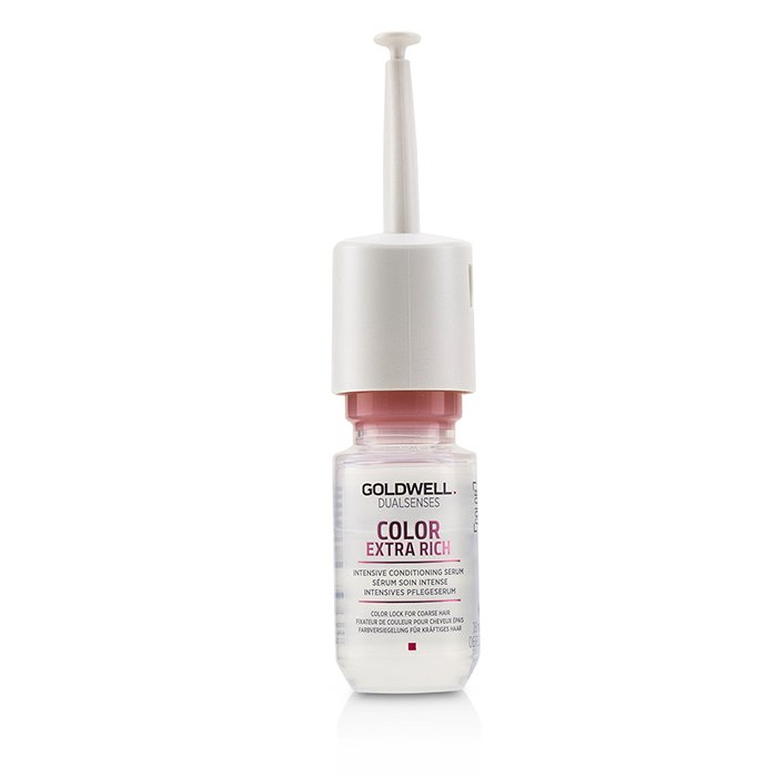 Goldwell Dual Senses Color Extra Rich Intensive Conditioning Serum (Color Lock For Coarse Hair) 12x18ml/0.6ozProduct Thumbnail