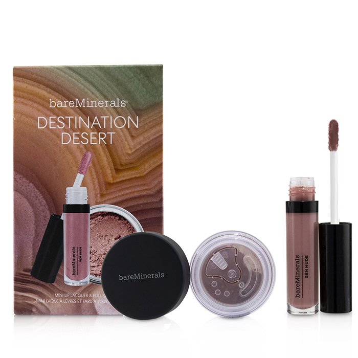 BareMinerals Destination Desert (1x Mini Lip Lacquer, 1x Blush) 2pcsProduct Thumbnail