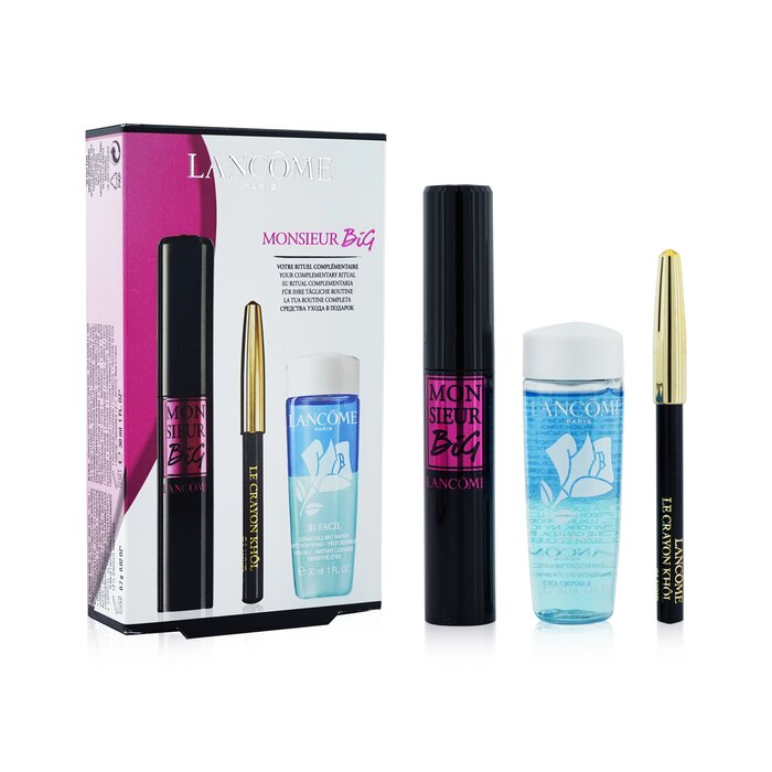 Lancome Monsieur Big Mascara Set: 1x Mascara, 1x Bifacil, 1x Mini Le Crayon Khol 3pcsProduct Thumbnail