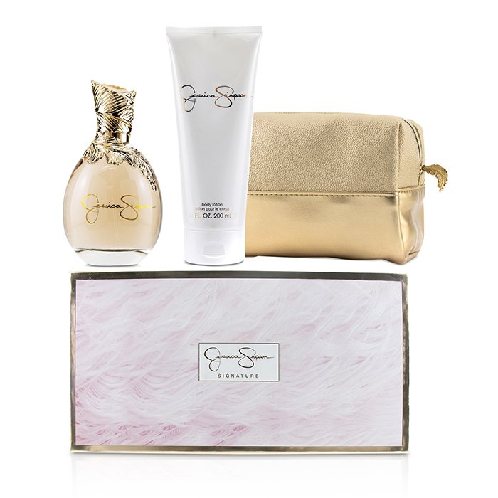 Jessica Simpson Signature Coffret: Eau De Parfum Spray 100ml/3.4oz + Loción Corporal 200ml/6.7oz + Bolsa Cosmética 2pcs+BagProduct Thumbnail