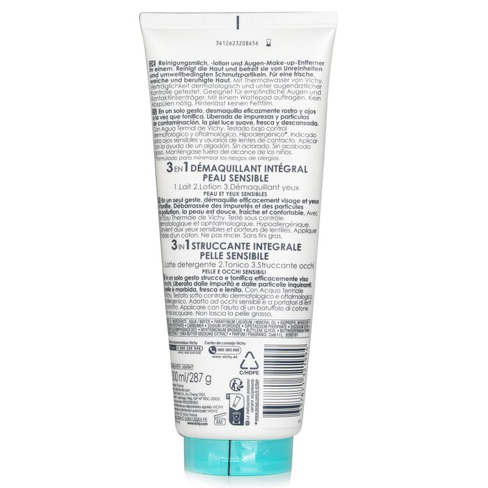 Vichy Purete Thermale 3 In 1 One Step Cleanser (For Sensitive Skin) 300ml/10.1ozProduct Thumbnail