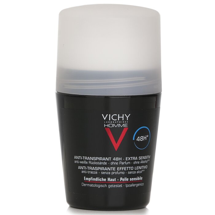 Vichy Homme 48H* Anti-Irritations & Anti Perspirant Roll-On (For Sensitive Skin) 50ml/1.69ozProduct Thumbnail