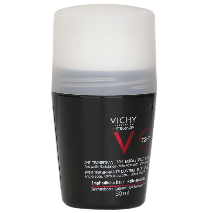 Vichy Homme 72H* Extreme-Control Anti Perspirant Roll-On (For Sensitive Skin) 50ml/1.69ozProduct Thumbnail
