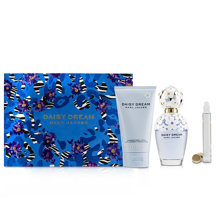 Marc Jacobs Daisy Dream Coffret: Eau De Toilette Spray 100ml/3.4oz + Luminous Body Lotion 150ml/5oz + Eau De Toilette Rollerball 10ml/0.33oz 3pcsProduct Thumbnail