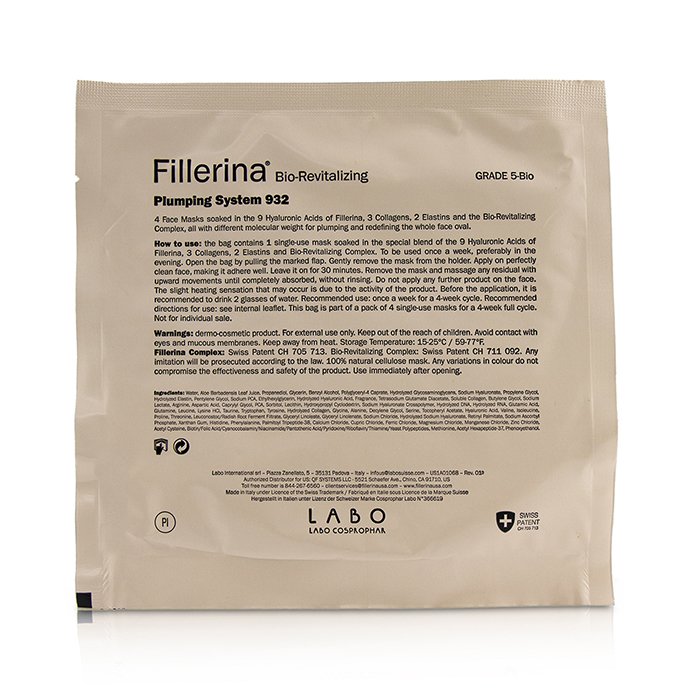 Fillerina Fillerina 932 Bio-Revitalizing Plumping System - Grade 5-Bio 4x25ml/0.84ozProduct Thumbnail