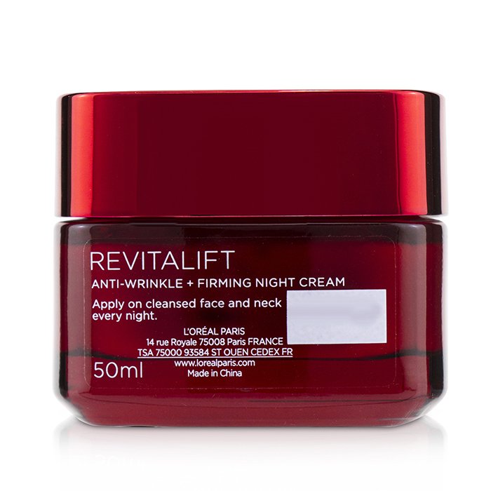 L'Oreal Revitalift Crema de Noche Anti-Arrugas + Reafirmante 50ml/1.7ozProduct Thumbnail
