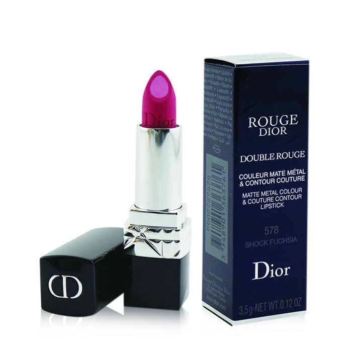 Christian Dior Rouge Dior Double Rouge Matte Metal Colour & Couture Contour Lipstick 3.5g/0.12ozProduct Thumbnail