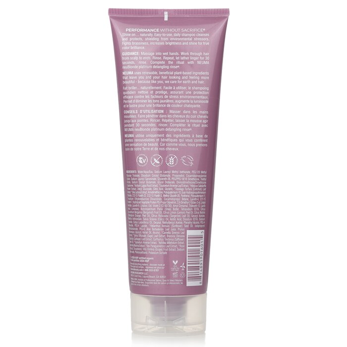 Neuma neuBlonde Platinum Shampoo 250ml/8.5ozProduct Thumbnail