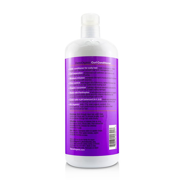 DermOrganic Curls Curl Conditioner (Ultra Moisturizing For Curl Hair) 1000ml/33.8ozProduct Thumbnail