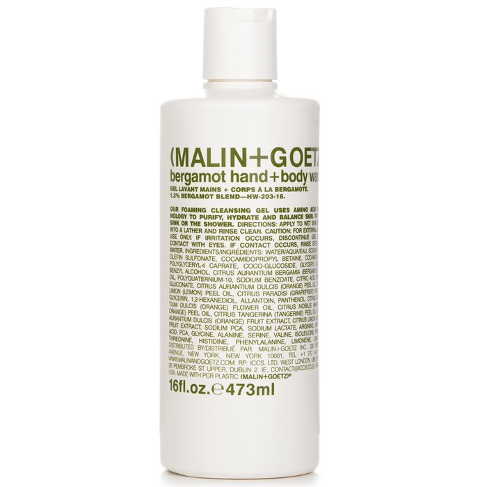 MALIN+GOETZ Bergamot Hand+Body Wash 473ml/16ozProduct Thumbnail