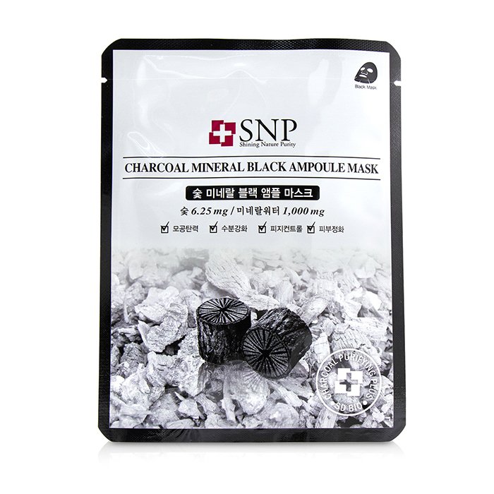 SNP Charcoal Mineral Black Ampoule Mask 10x25ml/0.84ozProduct Thumbnail