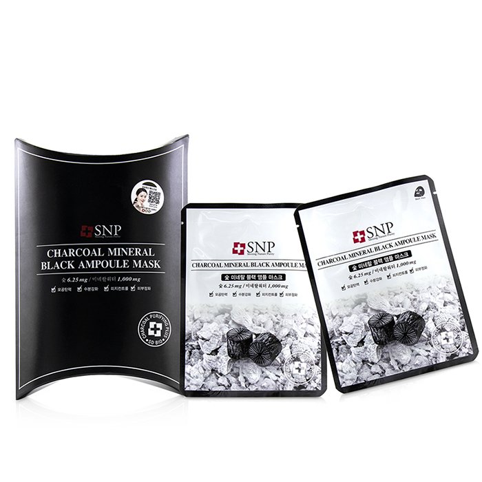 SNP Charcoal Mineral Black Ampoule Mask 10x25ml/0.84ozProduct Thumbnail
