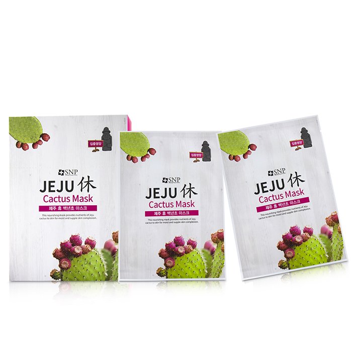 SNP Jeju Rest Cactus Mask (Nourishing) 10x22ml/0.74ozProduct Thumbnail