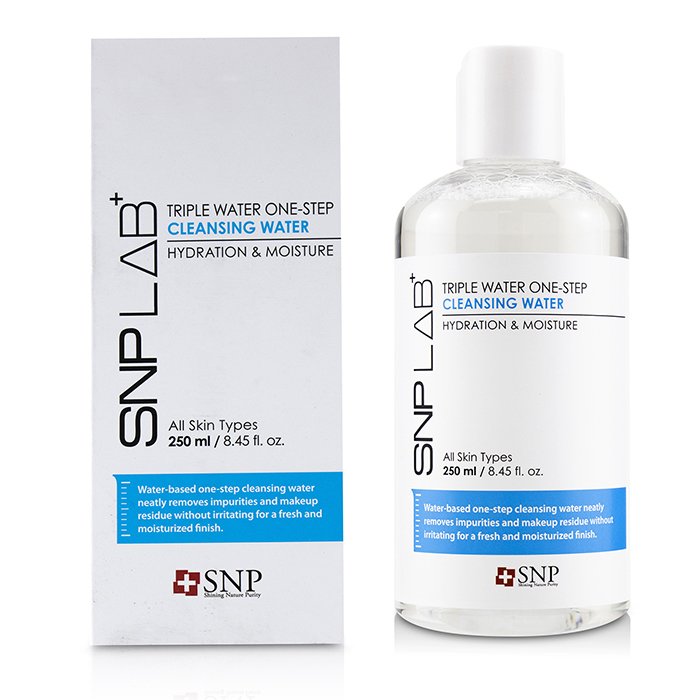SNP Lab+ Triple Water One-Step Cleansing Water - Hydration & Moisture (For All Skin Types) 250ml/8.45ozProduct Thumbnail