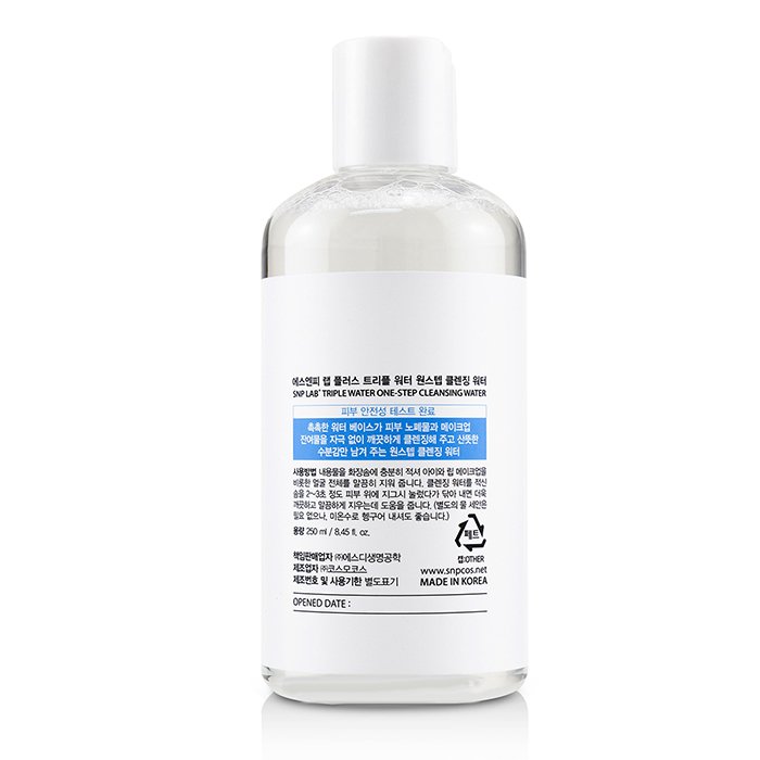 SNP Lab+ Triple Water One-Step Cleansing Water - Hydration & Moisture (For All Skin Types) 250ml/8.45ozProduct Thumbnail