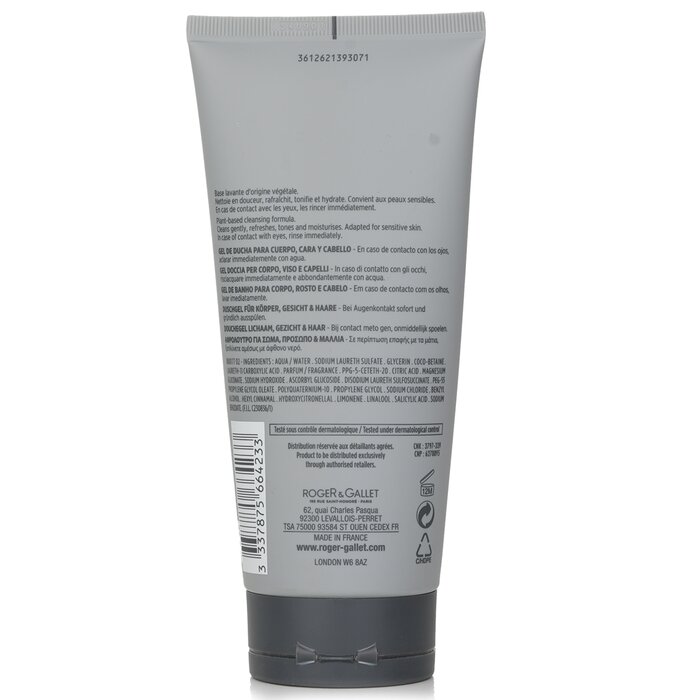 Roger & Gallet L'Homme Cedre Shower Gel 200ml/6.6ozProduct Thumbnail