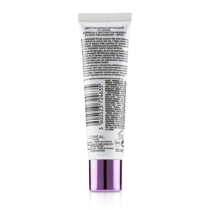 L'Oreal CC C'est Magic Anti-Redness Skin Enhancer SPF 20 30ml/1ozProduct Thumbnail
