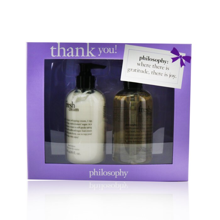 Philosophy Fresh Cream Coffret: Hand Wash 240ml/8oz + Hand Lotion 240ml/8oz 2pcsProduct Thumbnail