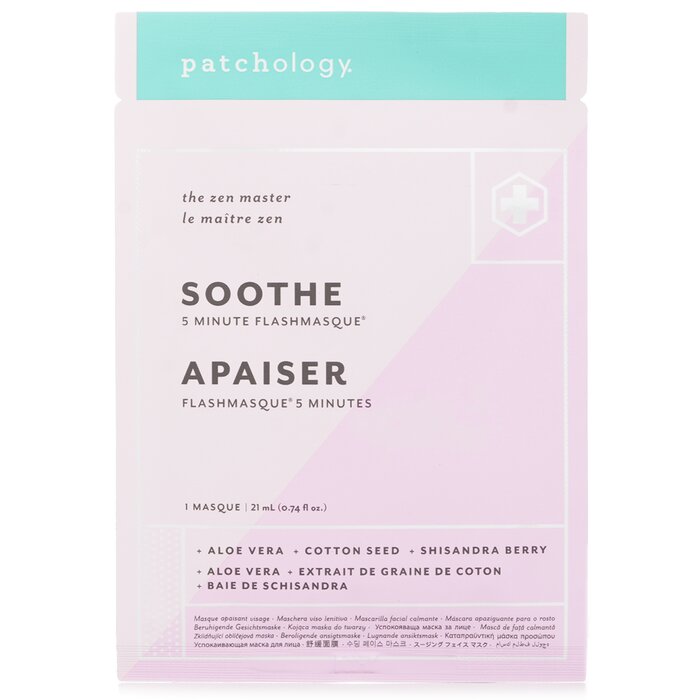 Patchology FlashMasque 5 Minute Sheet Mask - Soothe 4x21ml/0.74ozProduct Thumbnail
