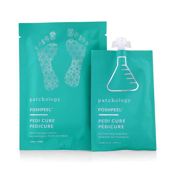 Patchology PoshPeel Pedi Cure - Gently Exfoliates & Resurfaces Feet (2 Treatments) 4x20ml/0.68ozProduct Thumbnail