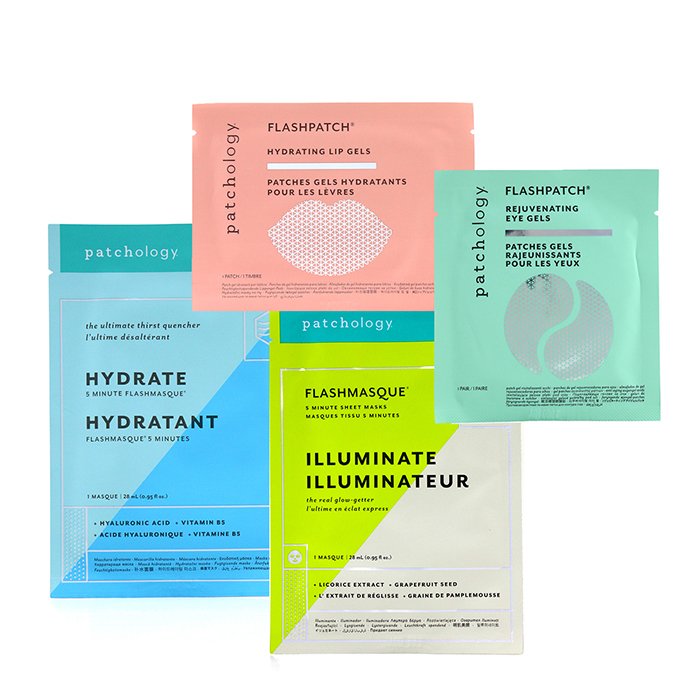 Patchology On the Fly Kit: 1x Hydrate Mask + 1x Illuminate Mask + 1x Rejuvenating Eye Gels + 1x Hydrating Lip Gel 4pcsProduct Thumbnail