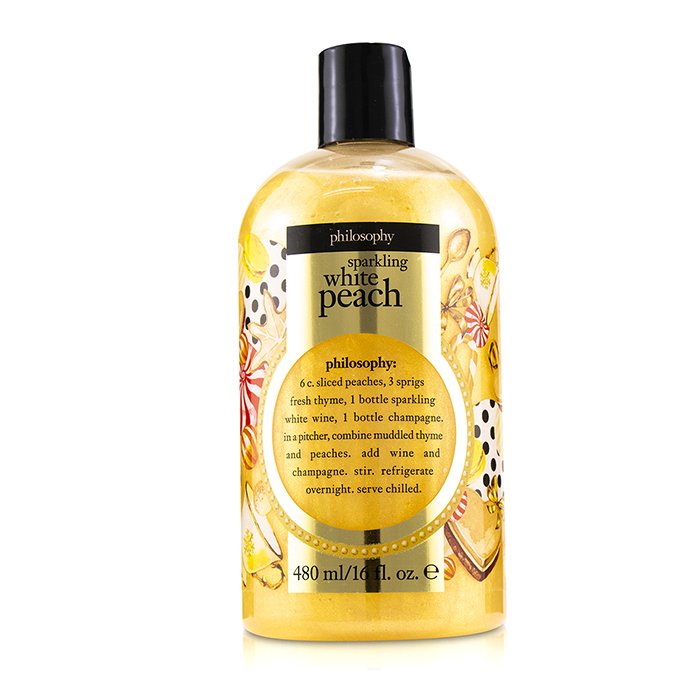 Philosophy Sparkling White Peach Shampoo, Shower Gel & Bubble Bath 480ml/16ozProduct Thumbnail
