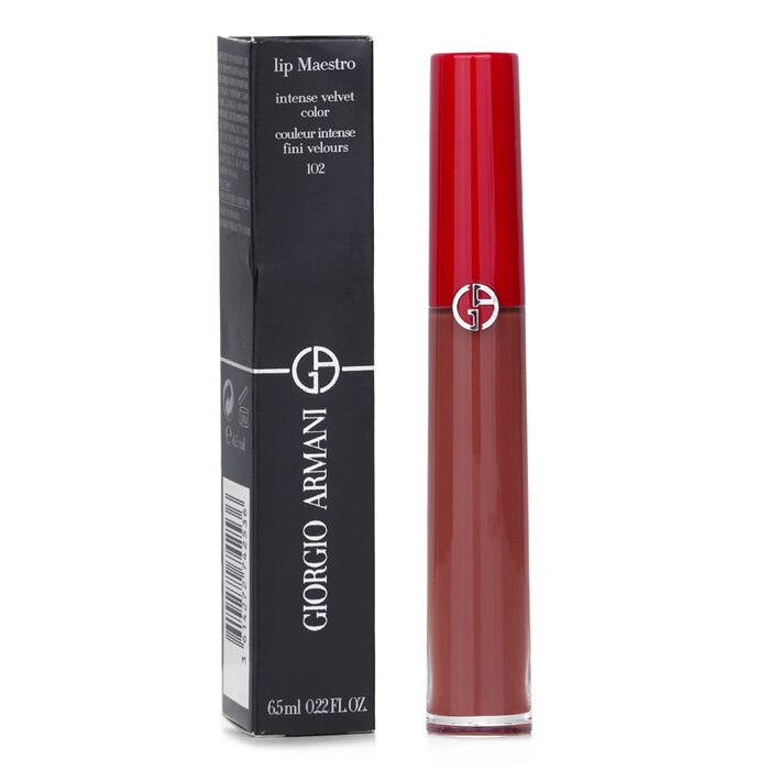 Giorgio Armani - Lip Maestro Intense Velvet Color (Liquid Lipstick)  / - Lip Color | Free Worldwide Shipping | Strawberrynet INEN