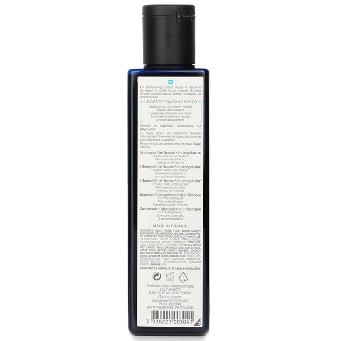 Phyto PhytoCedrat Champú Tratamiento Purificante (Cuero Cabelludo Graso) 250ml/8.45ozProduct Thumbnail