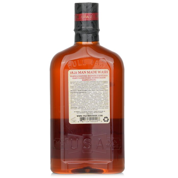 18.21 Man Made Man Made Wash Shampoo, Conditioner & Body Wash 530ml/18ozProduct Thumbnail