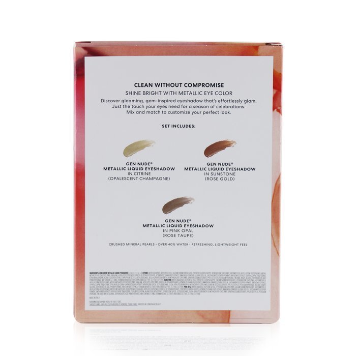 BareMinerals Metal Eyes Gen Nude Metallic Liquid Eyeshadow Trio 3pcsProduct Thumbnail