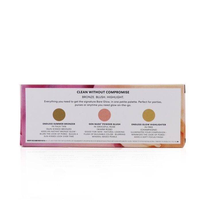 BareMinerals Bare Glow On The Go Face Palette (1x Bronzer, 1x Blush, 1x Highlighter) 6g/0.21ozProduct Thumbnail