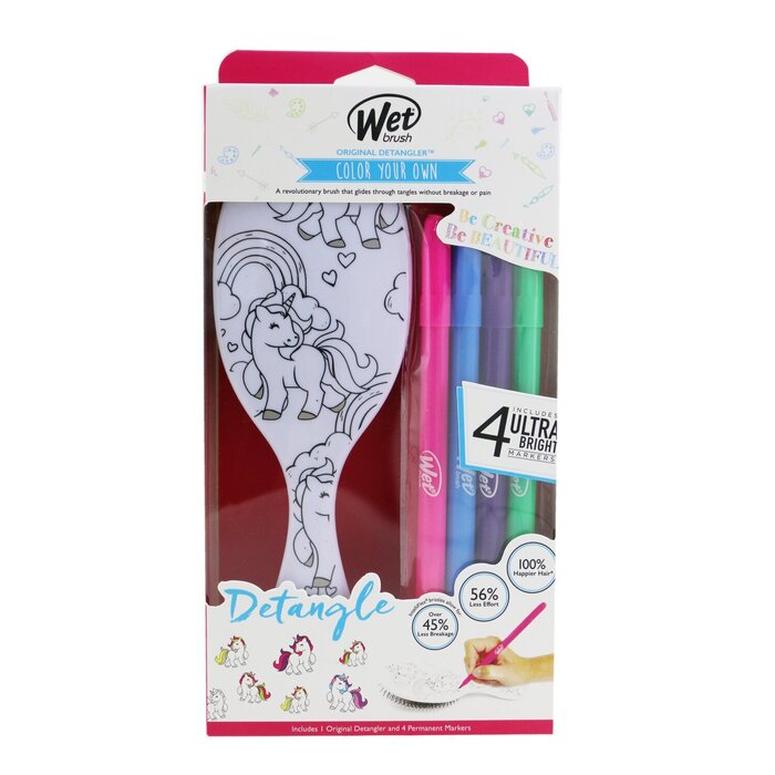 Wet Brush Original Detangler Color Your Own 5pcsProduct Thumbnail